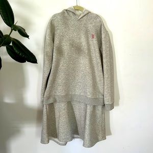 Crewcuts (JCREW) girls sweatshirt hoodie dress